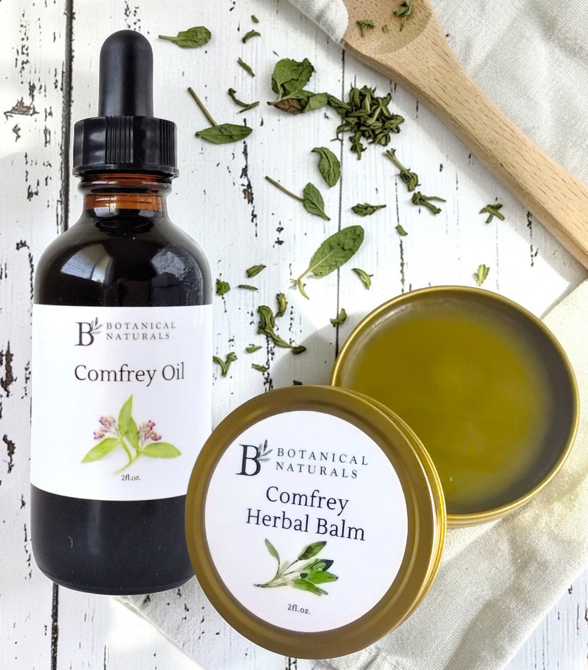 Comfrey Herbal Balm & Herbal Oil
