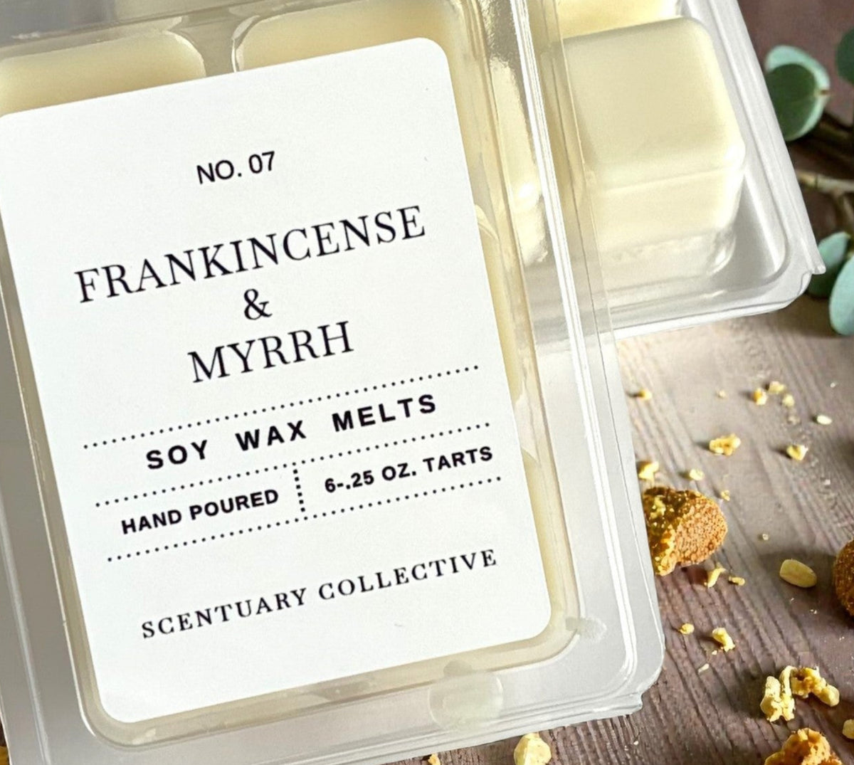 Frankincense & Myrrh Hand Poured Soy Wax Melts