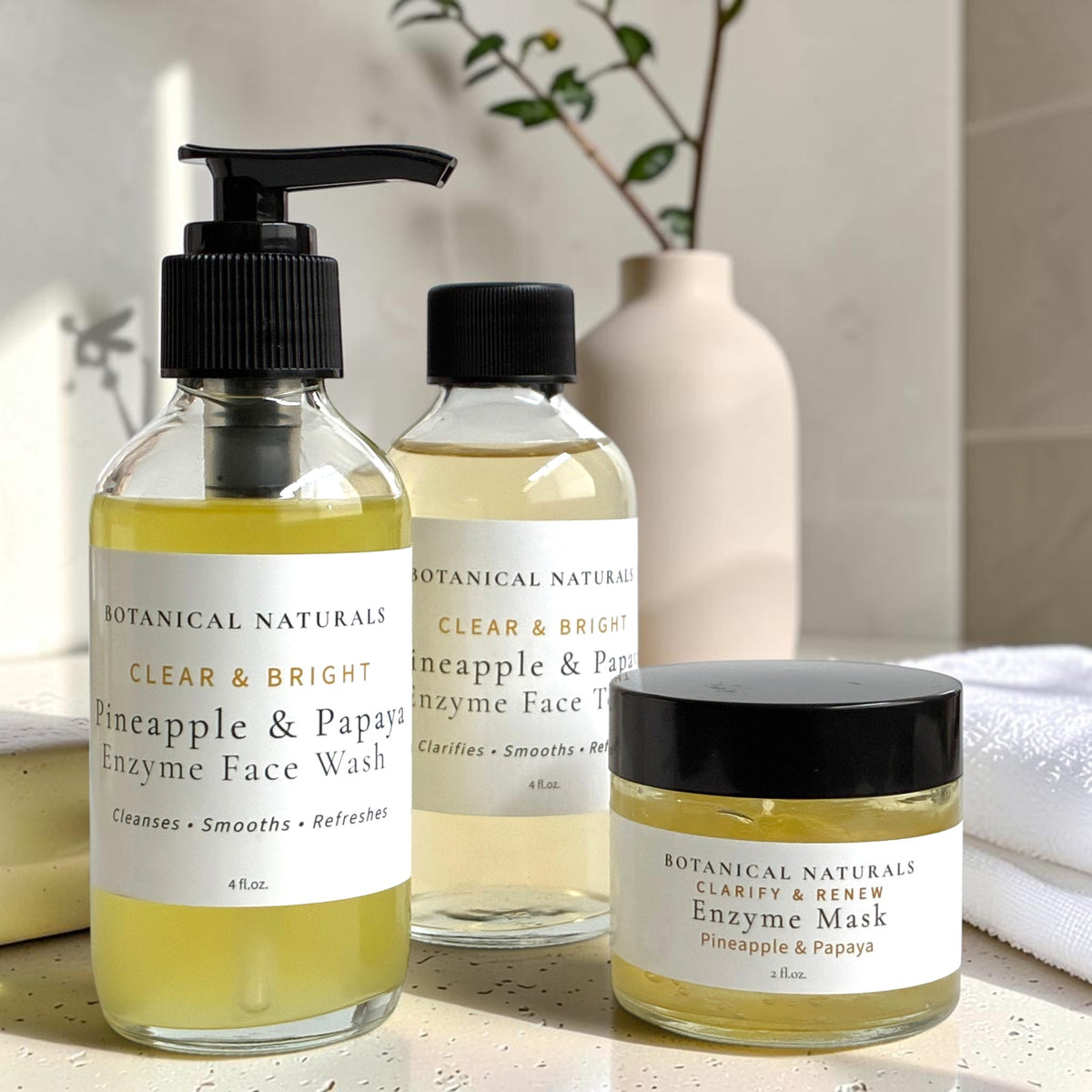 Pineapple & Papaya Renewing Facial Trio