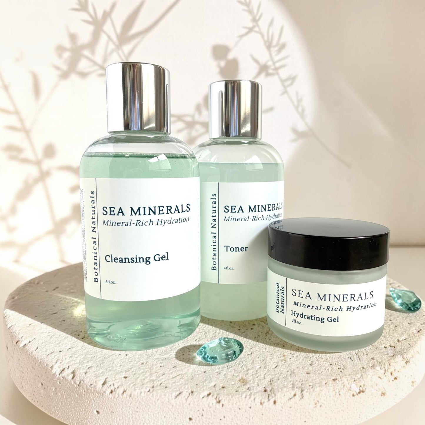 Sea Minerals Balancing Trio | Cleanser, Toner & Hydrating Gel