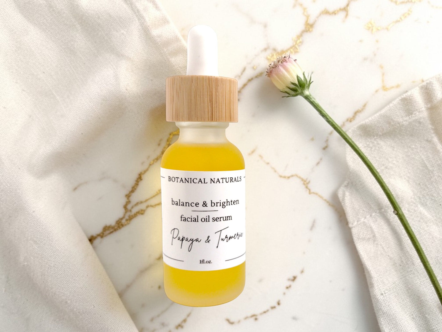 Turmeric Glow Facial Elixir | Brightening Turmeric & Papaya Oil Serum