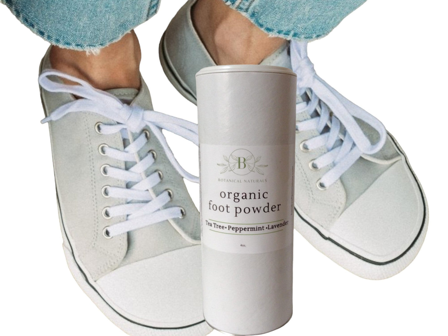 Organic Foot Powder, Sole Revial Deodorizing Essential Oils