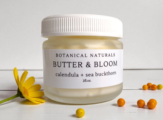 Butter & Bloom Facial Cream  Shea, Sea Buckthorn & Calendula Moisturizer