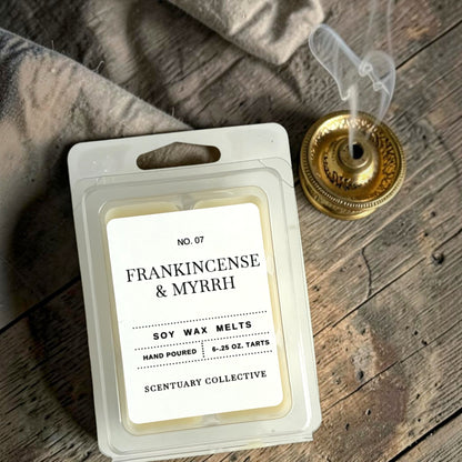 Frankincense & Myrrh Hand Poured Soy Wax Melts
