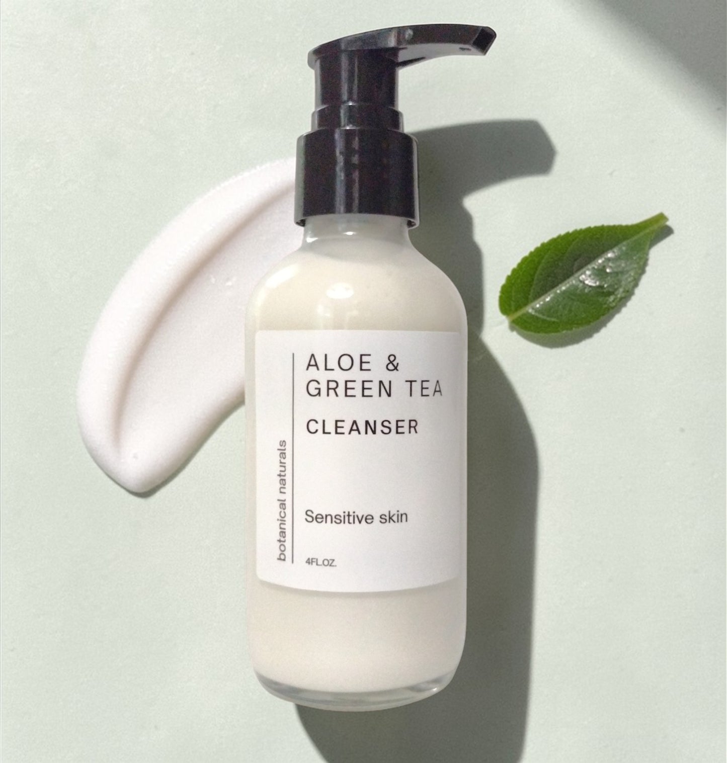 Aloe & Green Tea Face Cleanser, Soothing, Hydrating
