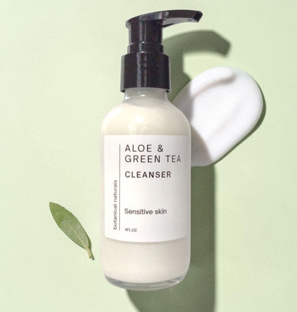 Aloe & Green Tea Face Cleanser, Soothing, Hydrating