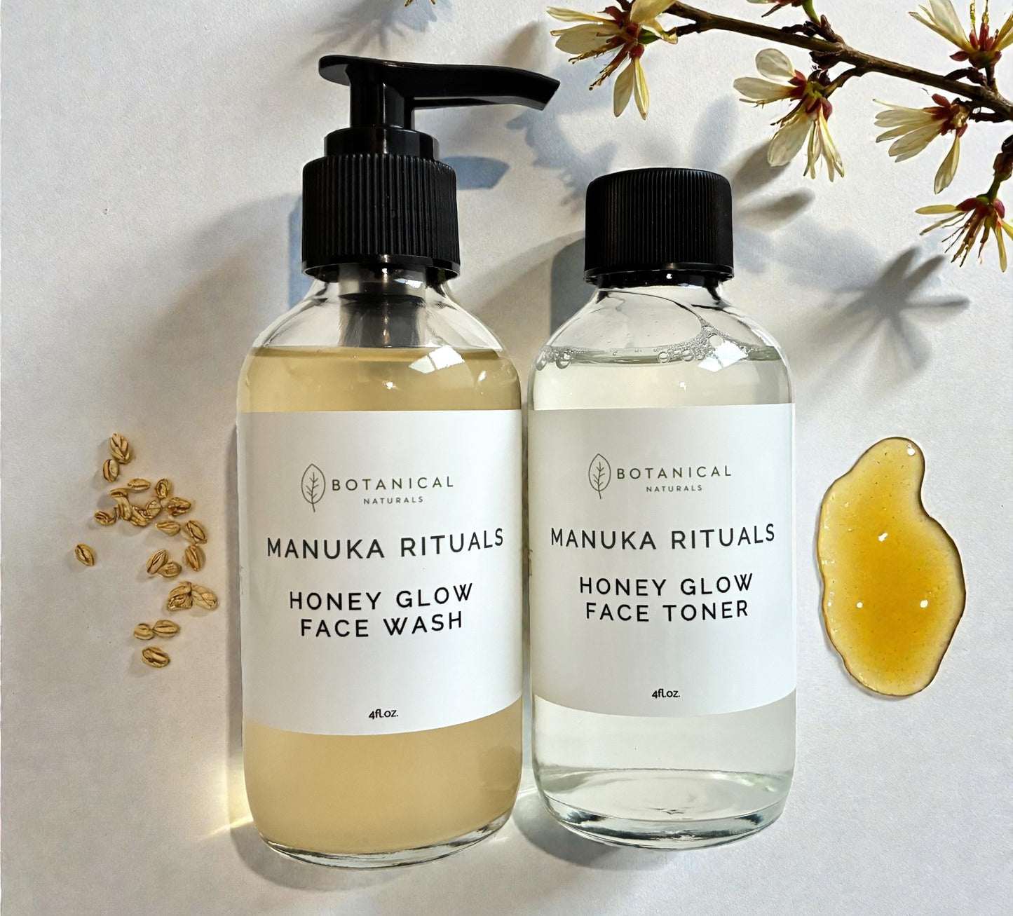 Manuka Rituals Face Wash & Toner Set Gentle Skin Care