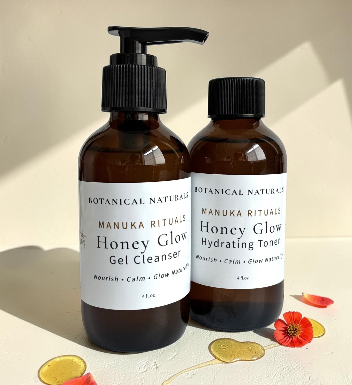 Honey Glow Face Wash & Toner Duo | Manuka Honey & Calendula