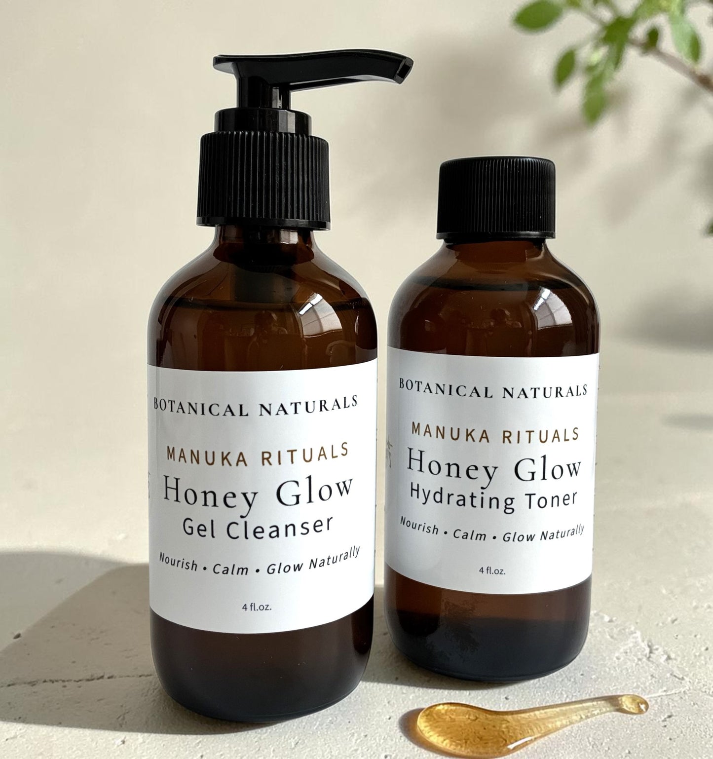 Honey Glow Face Wash & Toner Duo | Manuka Honey & Calendula