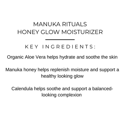 Honey Glow Shine Free Moisturizer | Manuka Honey & Calendula