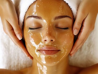 Manuka Rituals Honey & Turmeric Facial  Mask | Hydrating Brightening