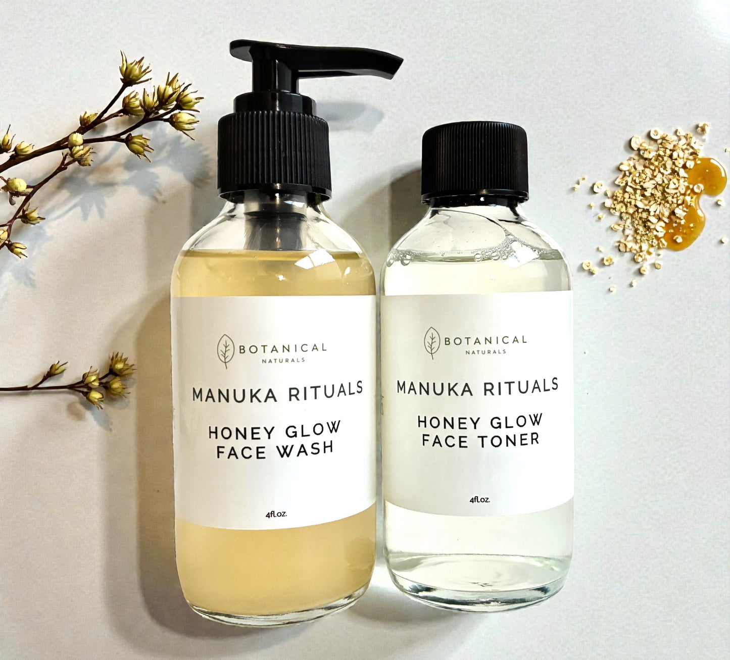 Manuka Rituals Face Wash & Toner Set Gentle Skin Care