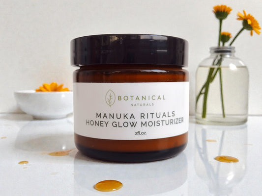 Manuka Honey & Calendula Facial Moisturizer - Honey Glow Shine Free