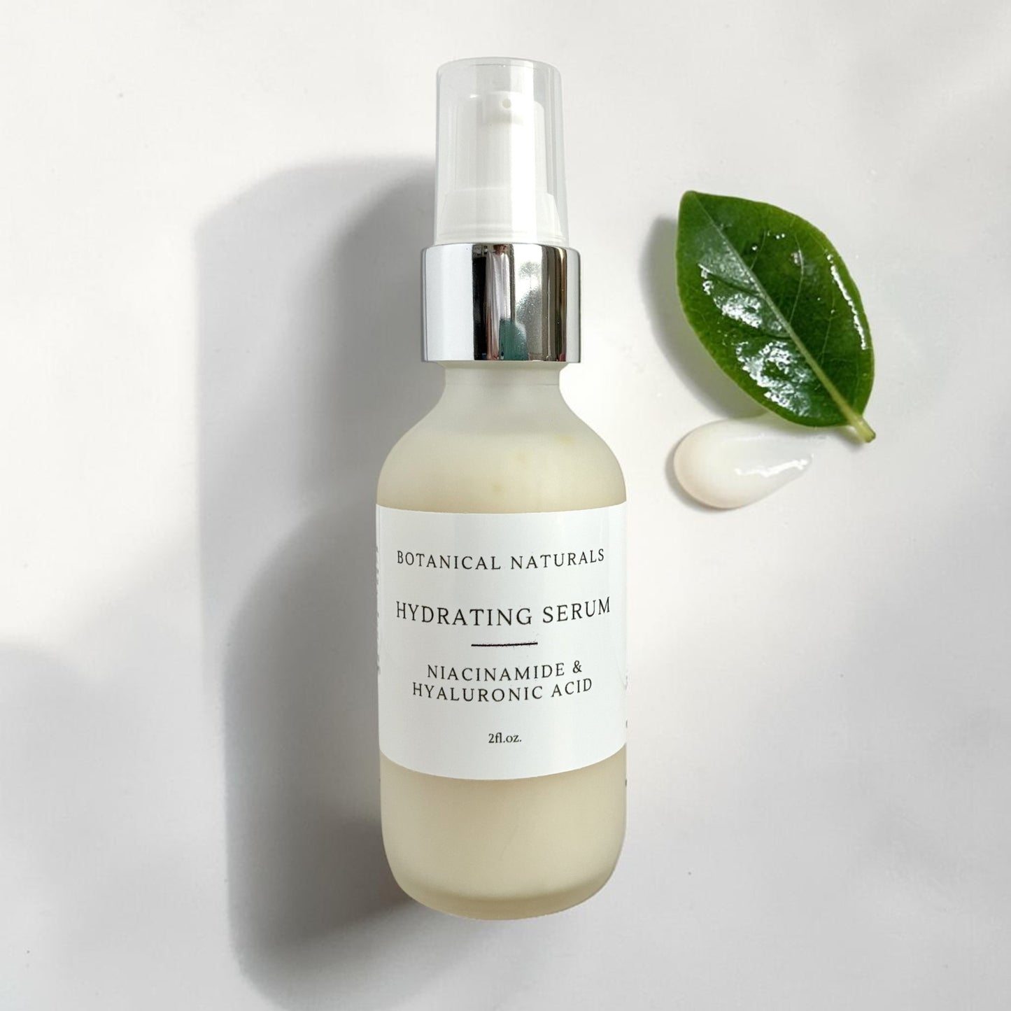 Niacinamide & Hyaluronic Hydrating Botanical Facial Serum for Dry Skin