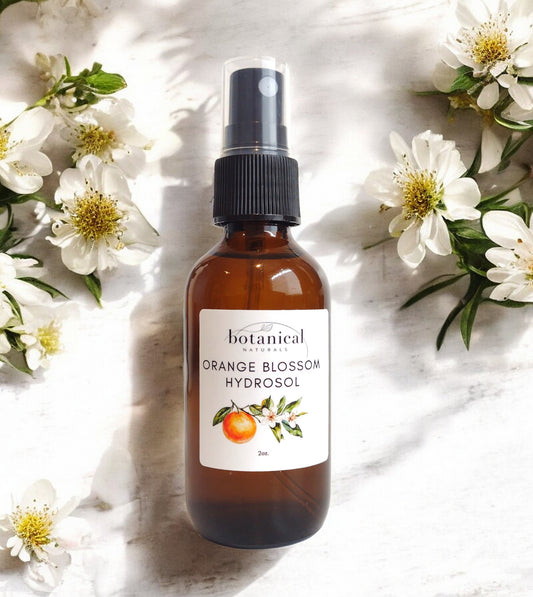 Orange Blossom Hydrosol Mist | Soothing Botanical Face & Body Mist