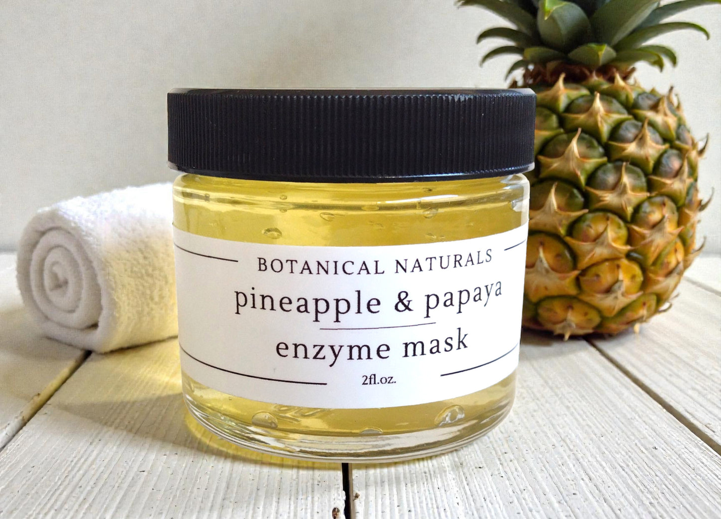 Papaya & Pineapple Enzyme Face Mask | Exfoliate Brighten