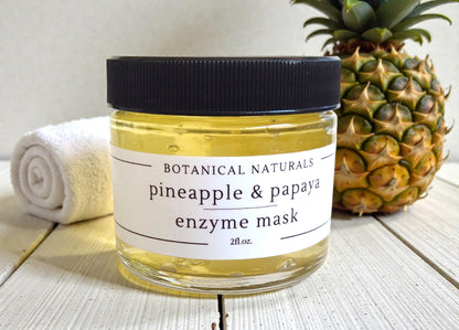 Papaya & Pineapple Enzyme Face Mask | Exfoliate Brighten