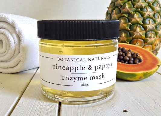 Papaya & Pineapple Enzyme Face Mask | Exfoliate Brighten