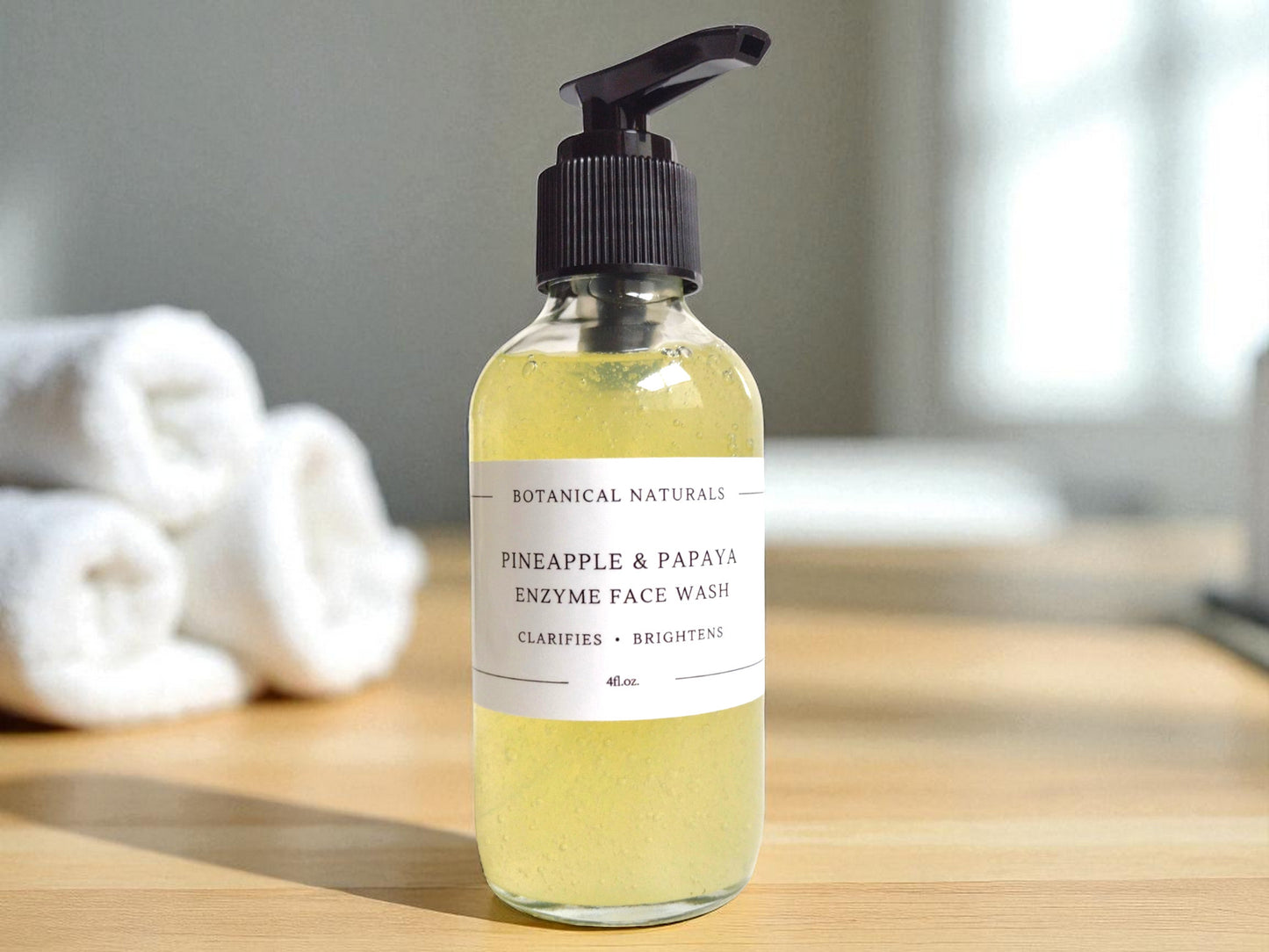 Pineapple & Papaya Enzyme Face Wash Clarifying Congested Skin