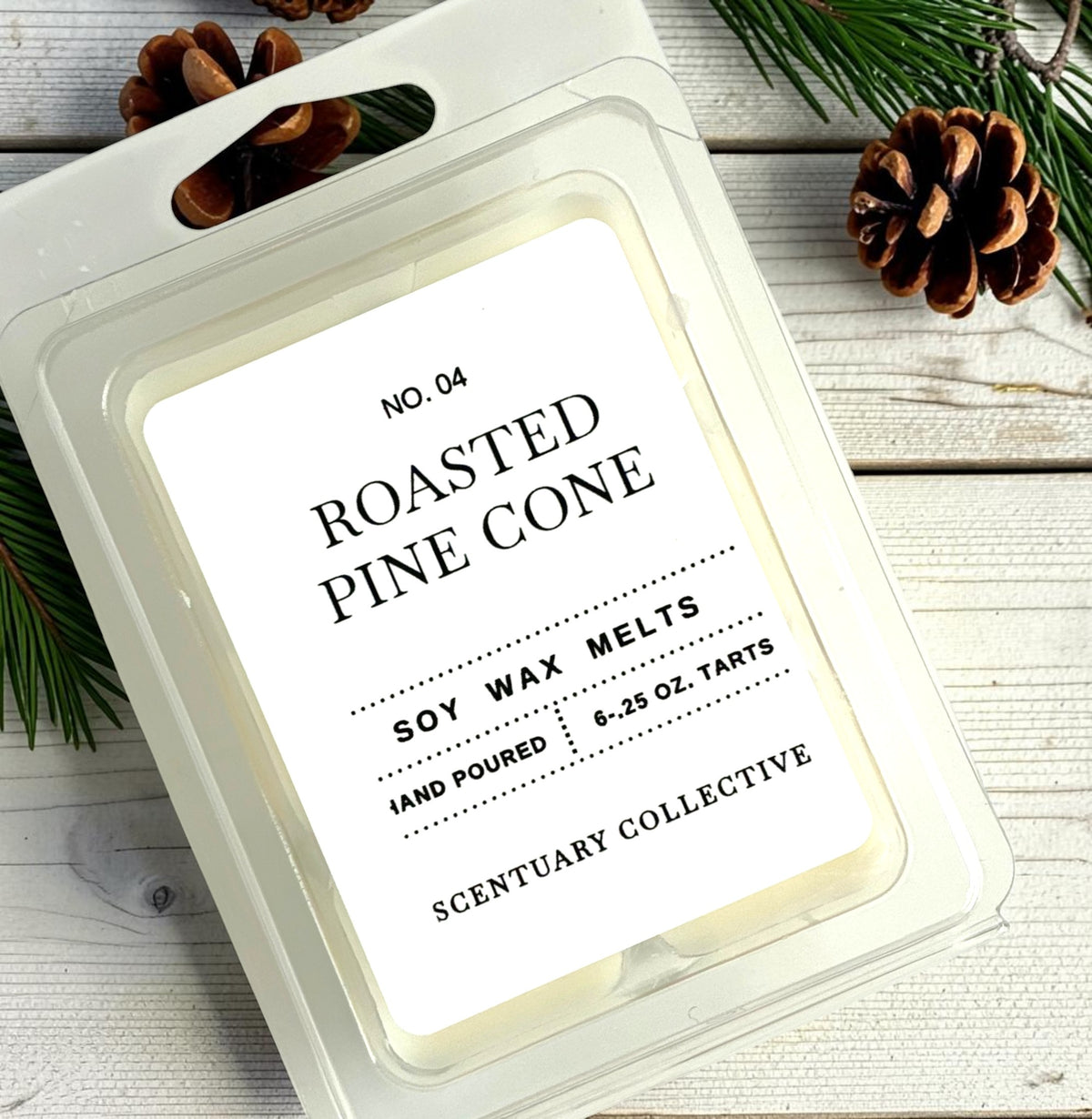 Roasted Pine Cone Soy Wax Melts – Hand-Poured Home Fragrance