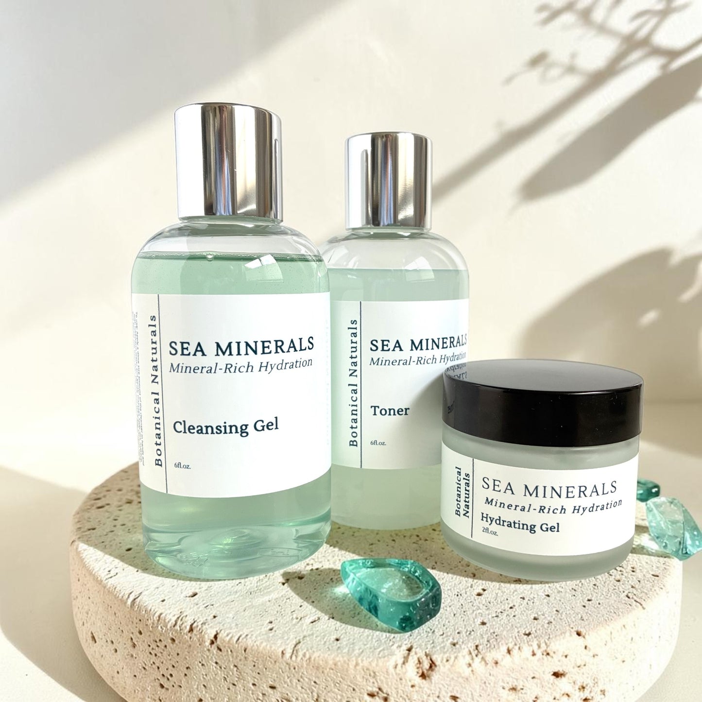 Sea Minerals Balancing Trio | Cleanser, Toner & Hydrating Gel