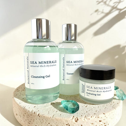 Sea Minerals Balancing Trio | Cleanser, Toner & Hydrating Gel