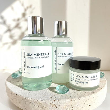 Sea Minerals Balancing Trio | Cleanser, Toner & Hydrating Gel