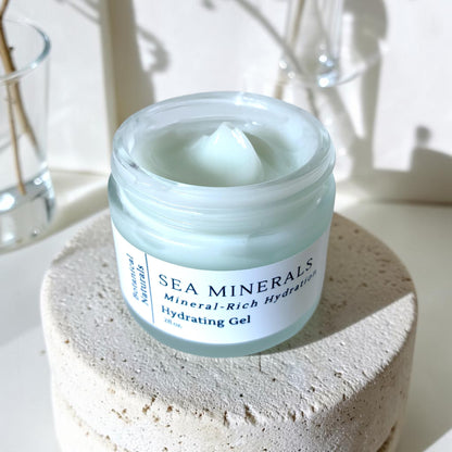 Shine Free Sea Minerals & Blue Tansy Gel Moisturizer - Lightweight Hydration Oily Skin