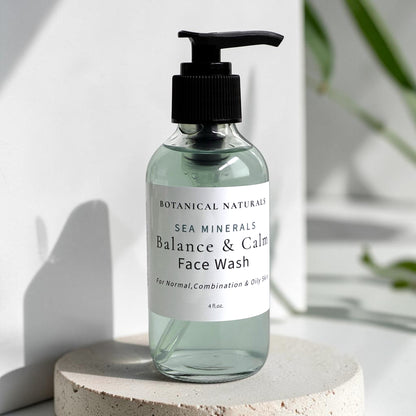 Sea Minerals Balance & Calm Face Wash | Sea Moss & Blue Tansy