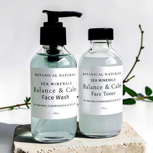 Sea Minerals Face Wash & Toner Duo |Balance & Calm