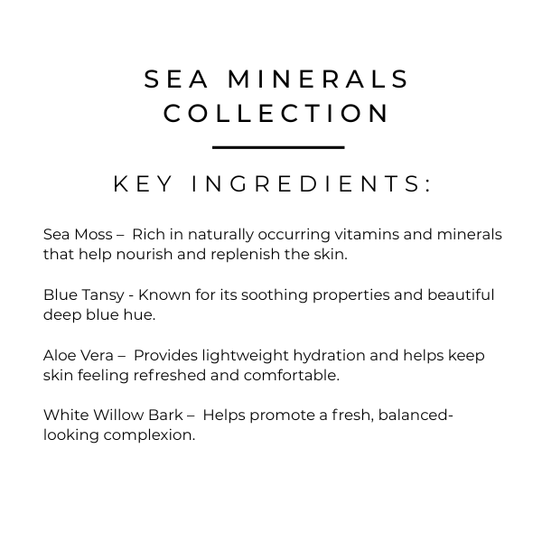 Sea Minerals Balancing Trio | Cleanser, Toner & Hydrating Gel