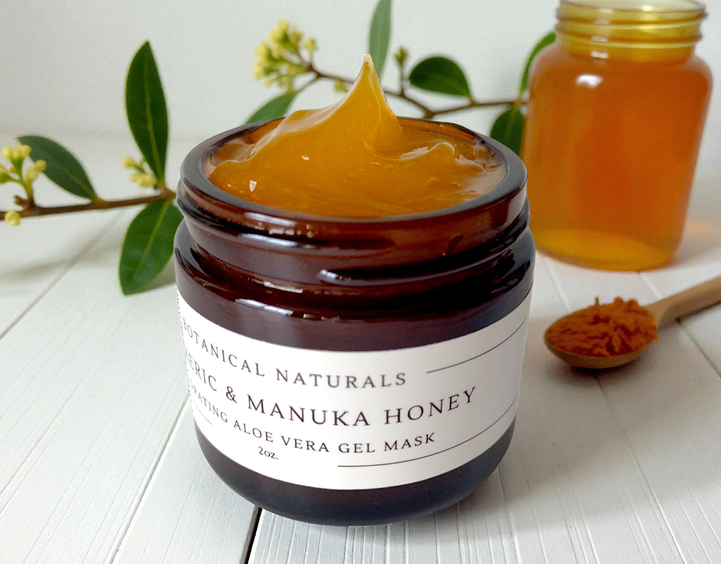 Turmeric Manuka Honey Facial Mask Brightening Hydrating Glow Skincare