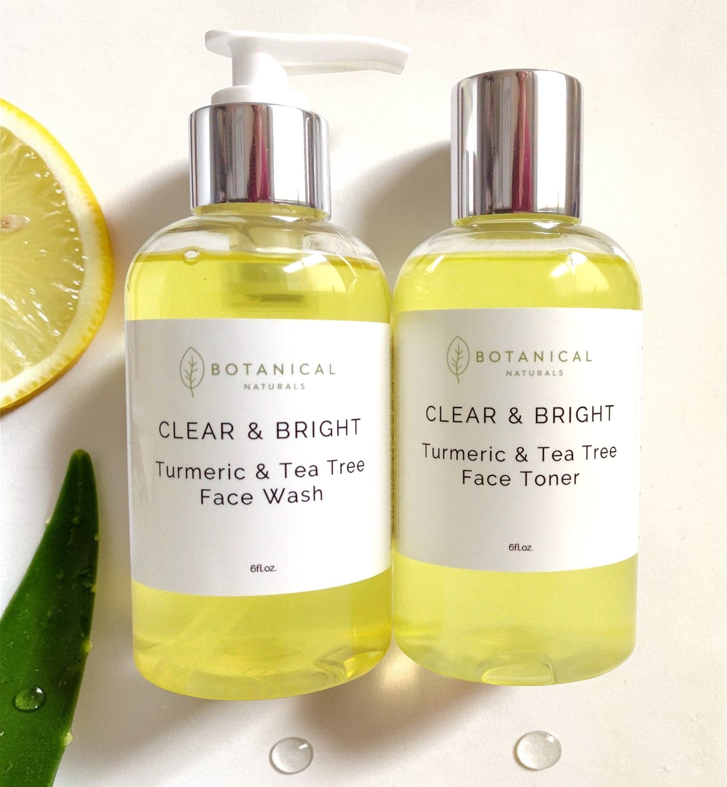 Clarifying Turmeric & Tea Tree Cleanser & Toner | Balancing Oily Skin