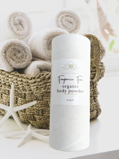 Organic Unscented Body & Diaper Powder Talc Free