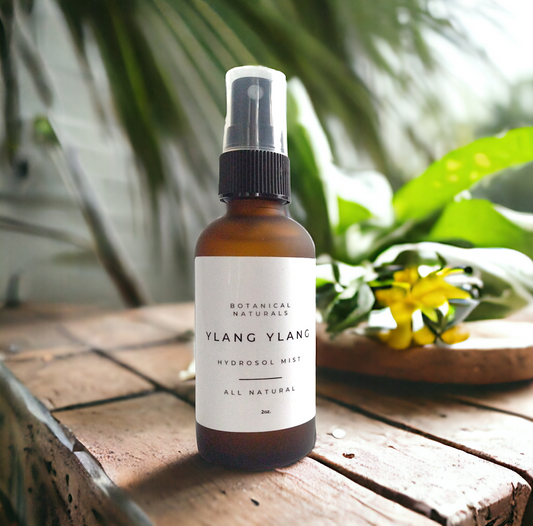 Ylang Ylang Hydrosol Facial Mist | Balancing Botanical Toner | Body Spray