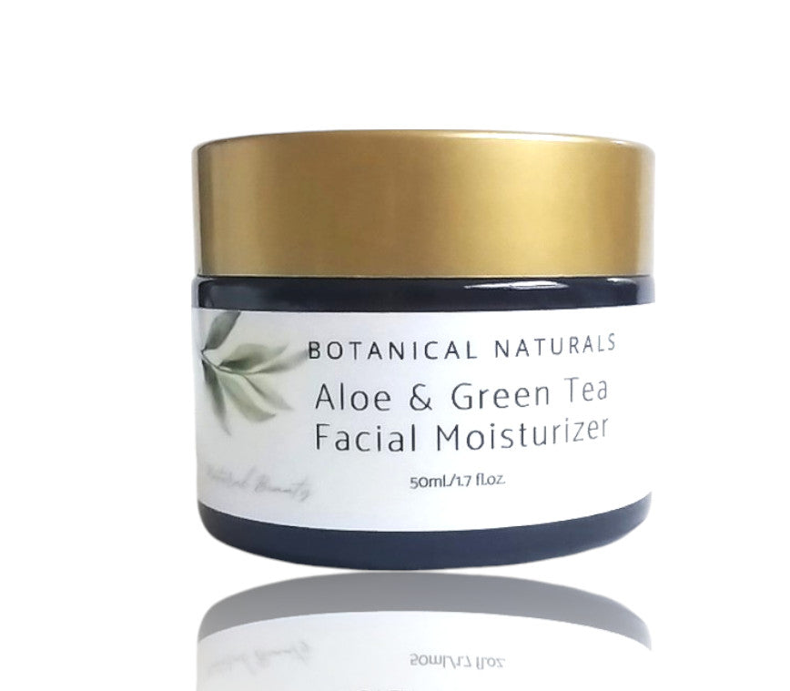 Aloe & Green Tea Facial Moisturizer | Lightweight Botanical Hydration