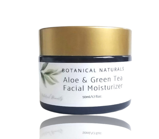 Aloe & Green Tea Facial Moisturizer | Lightweight Botanical Hydration