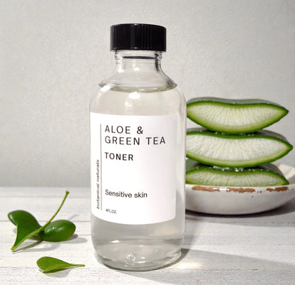 Aloe & Green Tea Facial Toner, Calming, Hydrating