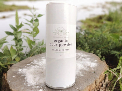 Organic Unscented Body & Diaper Powder Talc Free