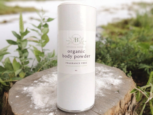 Organic Unscented Body & Diaper Powder Talc Free