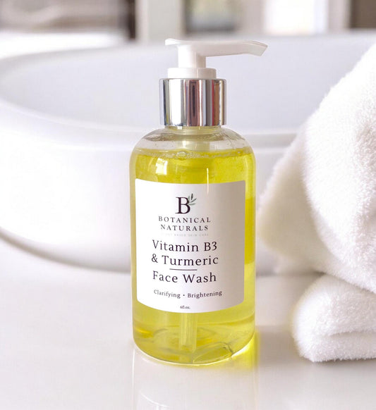Niacinamide (Vitamin B3) + Turmeric + Licorice Root Brightening Face Wash