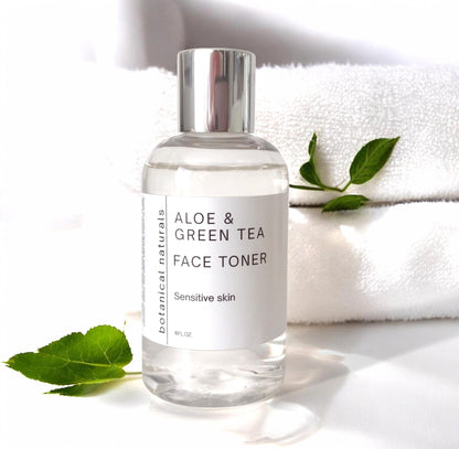 Aloe & Green Tea Facial Toner, Calming, Hydrating