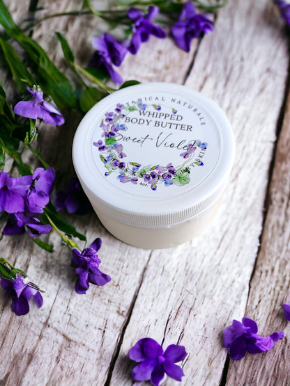 Sweet Violet Moisturizing Body Butter Non Greasy