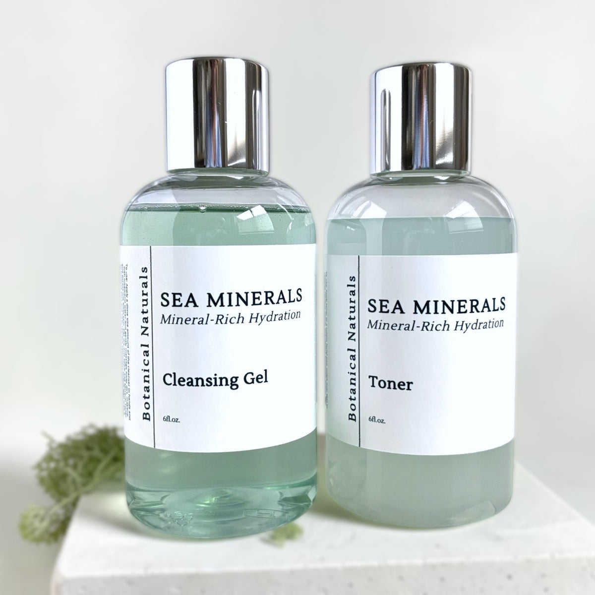 Sea Minerals Facial Cleanser & Toner  | Balancing Irish Sea Moss & Blue Tansy