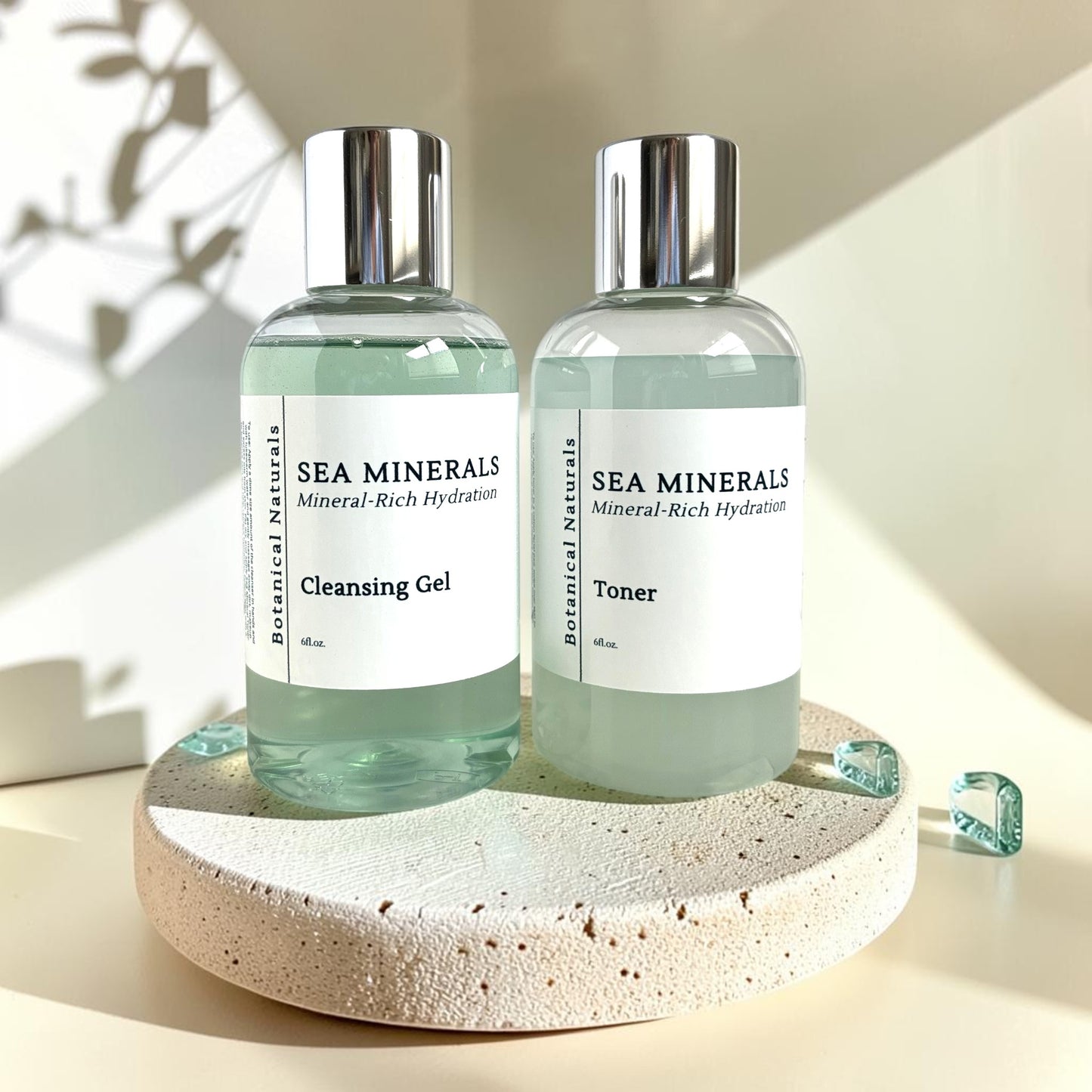Sea Minerals & Blue Tansy Face Wash & Toner Set | Oily Combination Skin