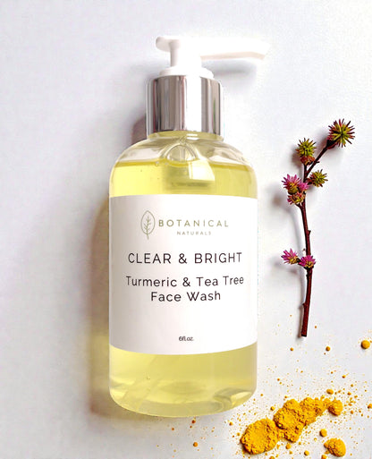 Turmeric & Tea Tree Clarifying Face Wash | Botanical Cleanser