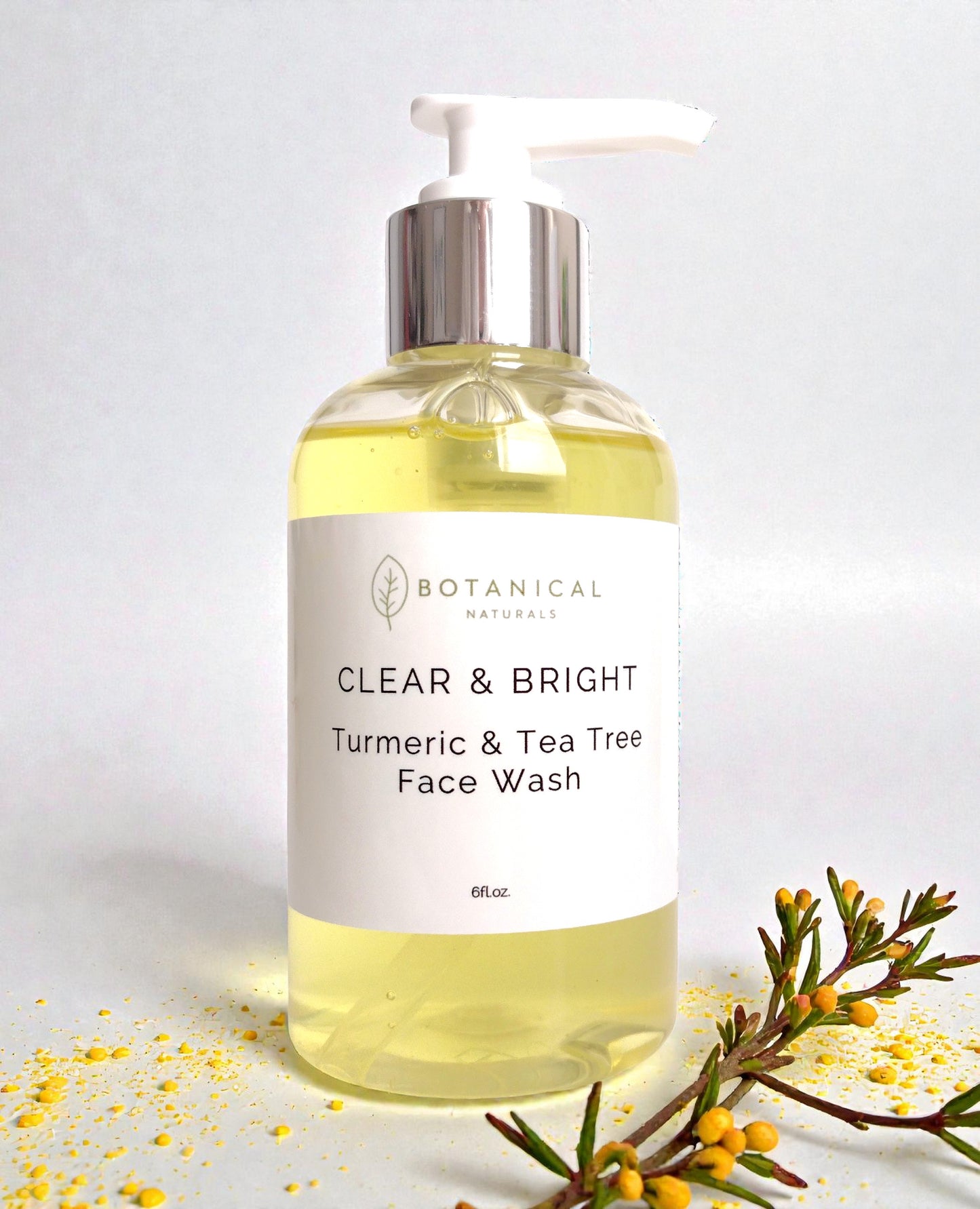 Turmeric & Tea Tree Clarifying Face Wash | Botanical Cleanser